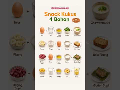Snack Kukus 4 Bahan BB Booster untuk Si Kecil, Sehat Tanpa Digoreng! #ibudanayah