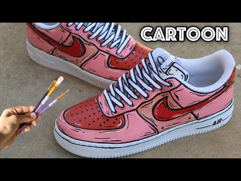 Custom CARTOON Air Force 1's