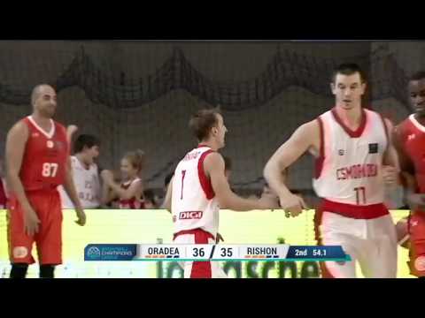 Highlights of CSM CSU Oradea in win over Maccabi Rand Media  12 14 2016