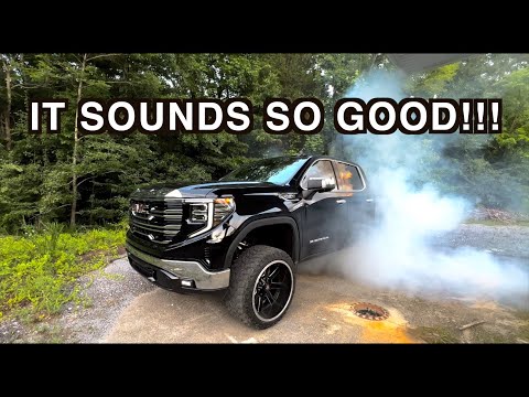 AWE CAT-BACK COMPLETE INSTALL AND REVIEW! 2022 GMC SIERRA