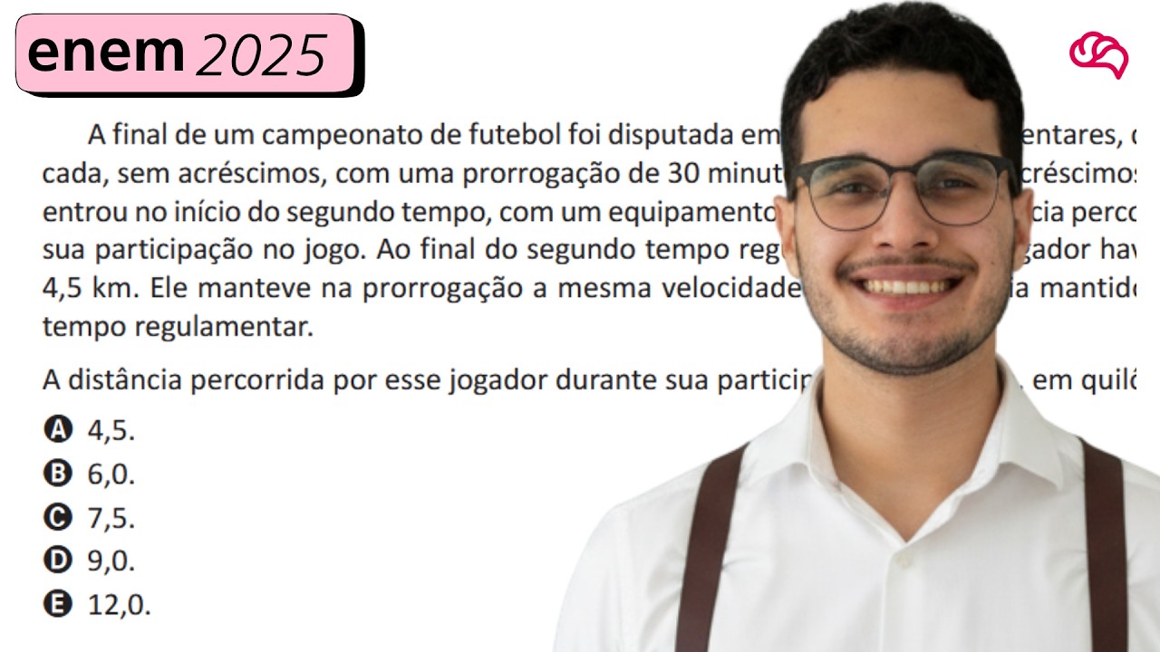 Resolução em Vídeo — Questão 176 ENEM 2025