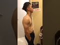 不意打ちでマッスルポーズお願いしてみたw