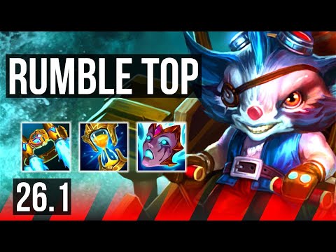 RUMBLE vs URGOT (TOP) | 55K damage, Good KDA: 13/2/16 | NA Grandmaster | 26.1