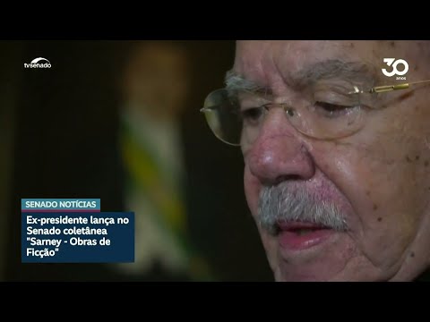 José Sarney lança coletânea de romances