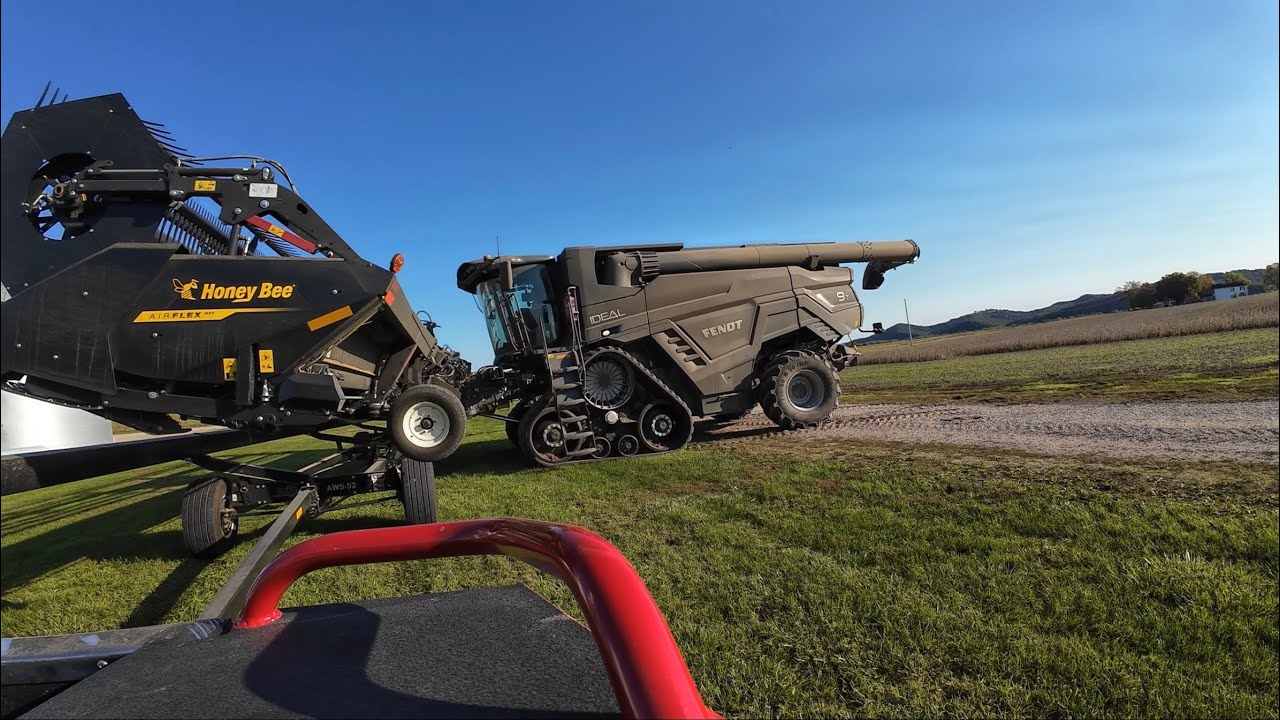 Moving large farm machinery on small public roads