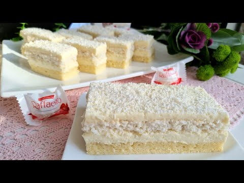 Prăjitura Raffaello - o rețetă extrem de bună, simplă și rapidă | Pasiune & Savoare