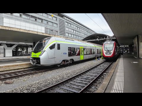 BLS MIKA train at lucerne station (Switzerland)