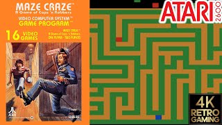 Maze Craze Atari 2600 4k Gameplay
