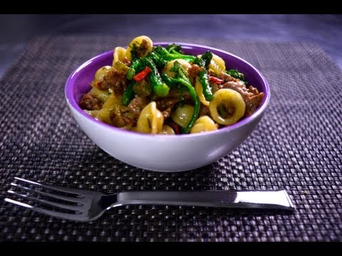 How to Make Orecchiette Pasta with Sausage and Broccoli Rabe