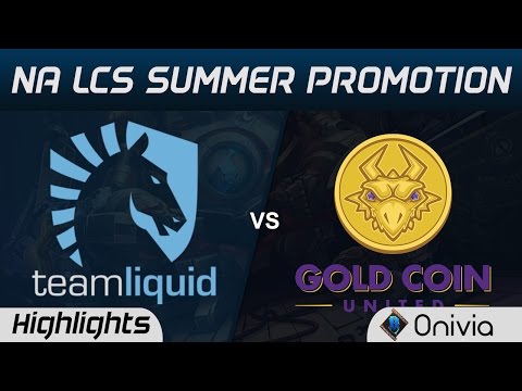 TL vs GCU Highlights Game 5 NA LCS Summer Promotion 2017 Team Liquid vs Gold Coin United