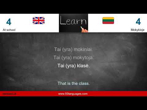 Lithuanian for beginners in 100 lessons