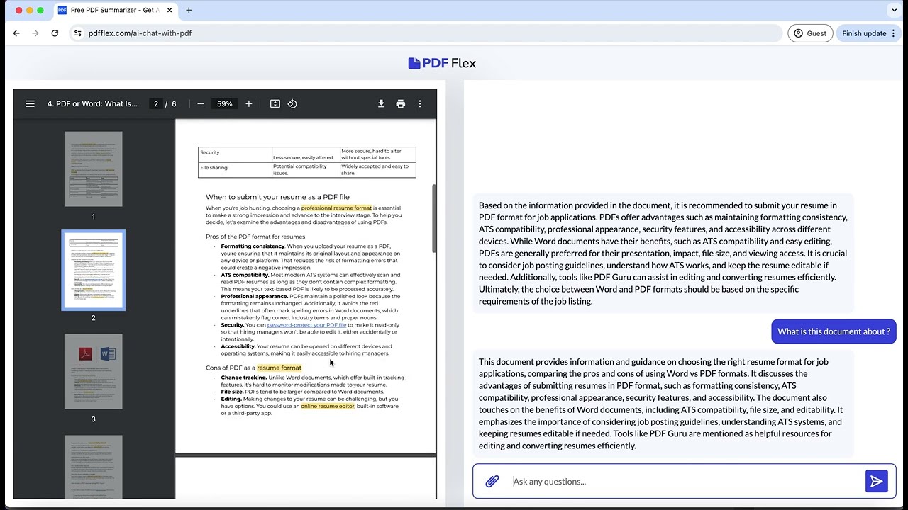PDF Flex tutorial