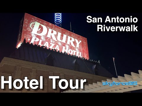 Drury Plaza Hotel on Riverwalk in San Antonio Hotel Tour