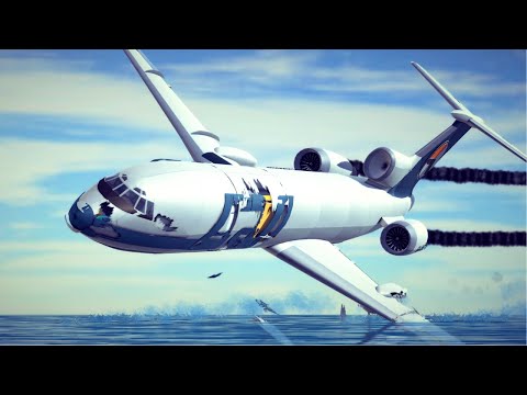 Airplane Crashes With CVR #7 (Pilot Sounds) | Besiege