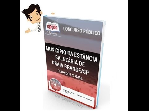 Apostila do Concurso Cuidador Social de Praia Grande 2016