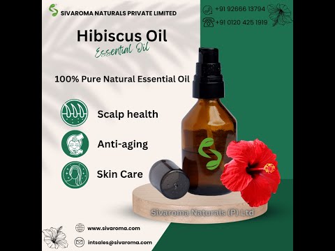 Pure hibiscu oil, for skin care