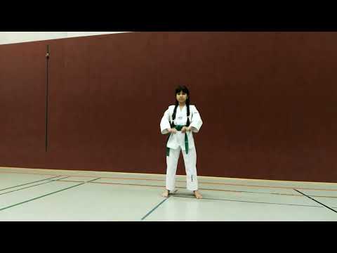 Taekwondo 1. Form im Kindertraining beim Taekwondo der TG Biberach