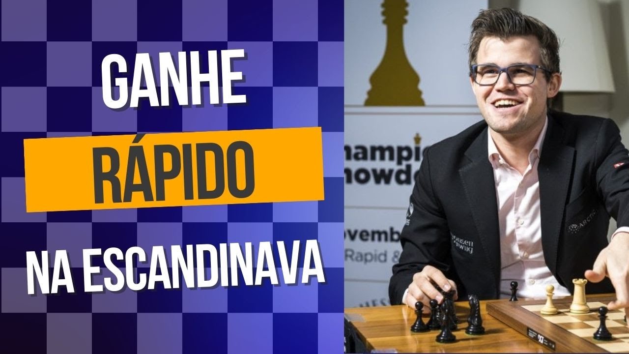 4 armadilhas BRILHANTES na Defesa Escandinava!!