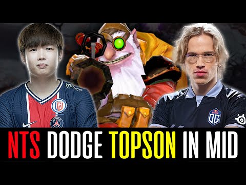 PSG.LGD.NothingToSay DODGE Topson in Mid Lane? - Everyone Hates SNIPER DOTA 2