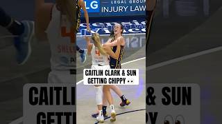 Caitlin Clark appeared to get poked in the eye