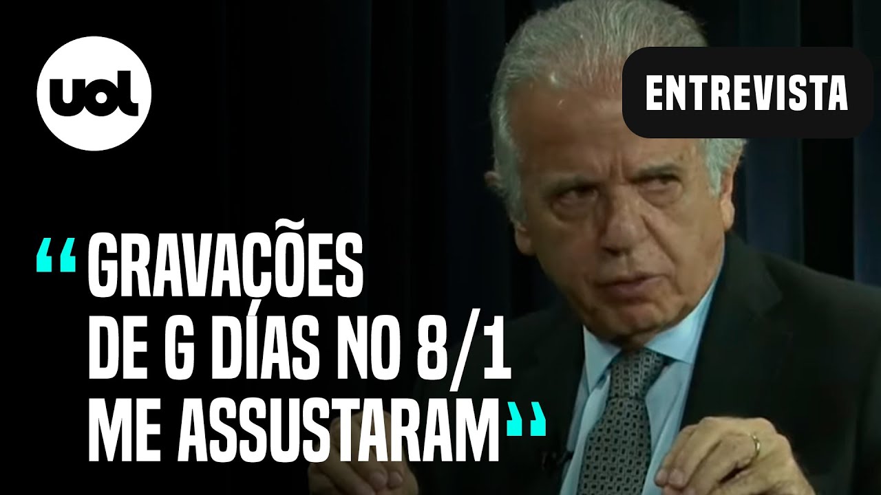 Múcio fala sobre Gonçalves Dias no 8/1: 'Não sei o que aconteceu; gravações me assustaram'