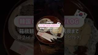 箱根観光で美味しいお餅も食べて日本満喫