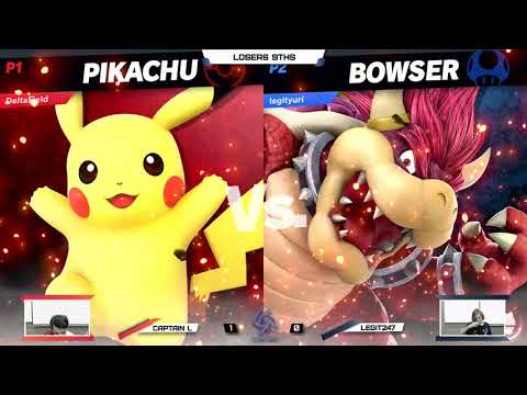 VORTEX Losers Top 48 - Captain L (Pikachu) Vs Legit (Wolf, Bowser)