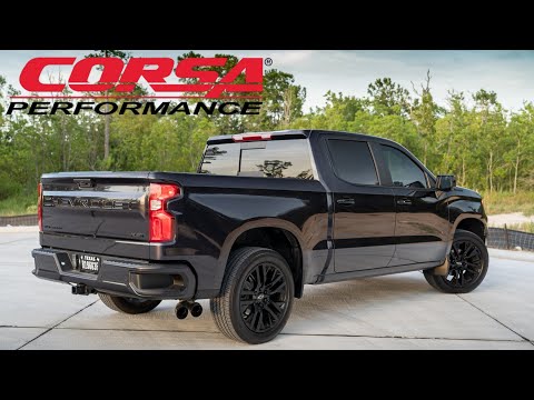NEW Silverado sounds PERFECT!! Corsa Sport Exhaust Review