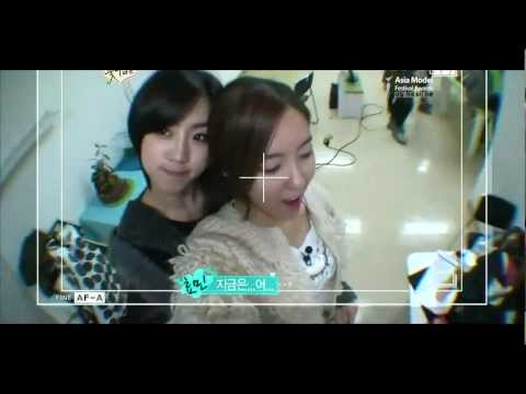 120128 Eunjung & Hyomin T-ara - Self Cam
