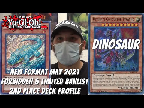 Yugioh New Banlist May 2021 Format Locals 2nd Place Deck Profile - Dinosaur - Lane Smith