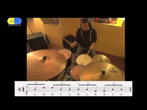 DrumPill #16 - Paradiddlediddle Drum Fill