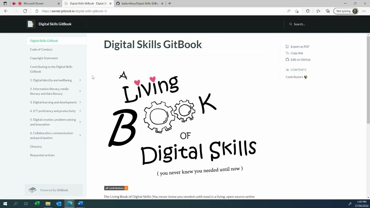 Contributing To The Digital Skills Gitbook