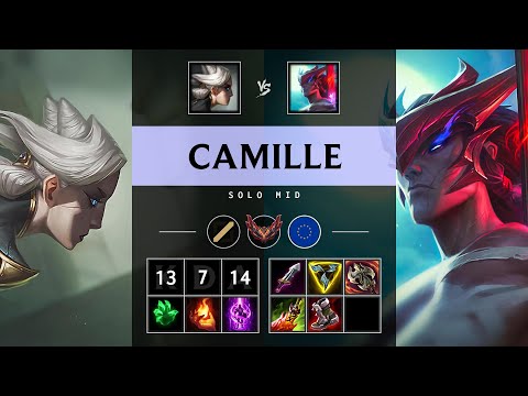 Camille Mid vs Yone: Killing spree - EUW Grandmaster Patch 14.24