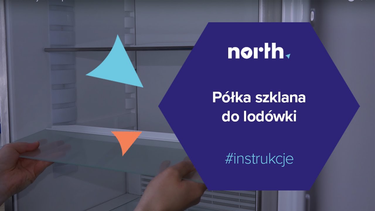 Półka szklana w lodówce - Porady North.pl