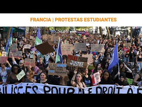 Continúan en Francia las protestas de estudiantes para exigir más recursos| RTVE Noticias