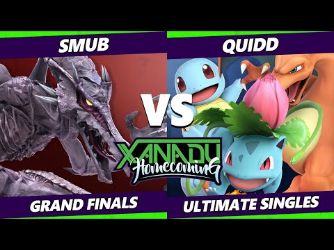 Xanadu Homecoming GRAND FINALS - Quidd (Pokemon Trainer) Vs. smub [L] (Ridley) Smash Ultimate - SSBU