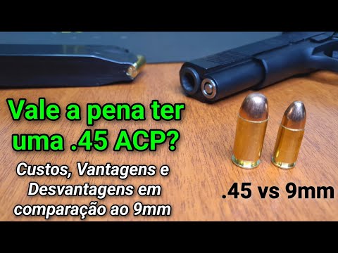 Vale a Pena ter uma .45 ACP em 2023? Custos, Vantagens e Desvantagens