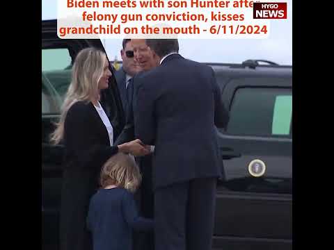 Biden dazed, confused & shuffles, meets with son Hunter & grandchild; VP Harris public service