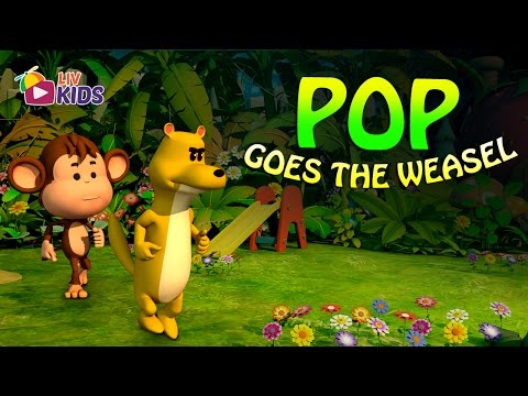 Pop Goes The Weasel with Lyrics | LIV Kids Nursery Rhymes and Songs | HD