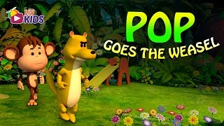 Pop Goes The Weasel with Lyrics | LIV Kids Nursery Rhymes and Songs | HD