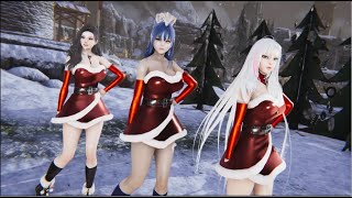 [mmd] 단아, 요르드라, 미울 - last christmas(Cascada)