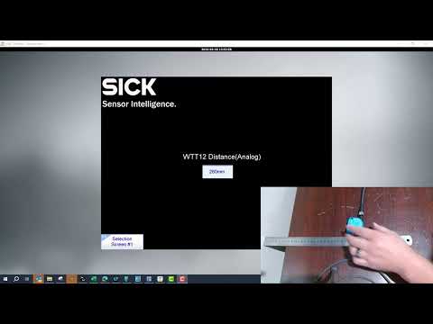 Teaching the SICK WTT12(Analog)