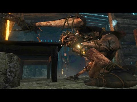 The Witcher 3 Blood and Wine: Spoon Collector Boss Fight (4K 60fps)