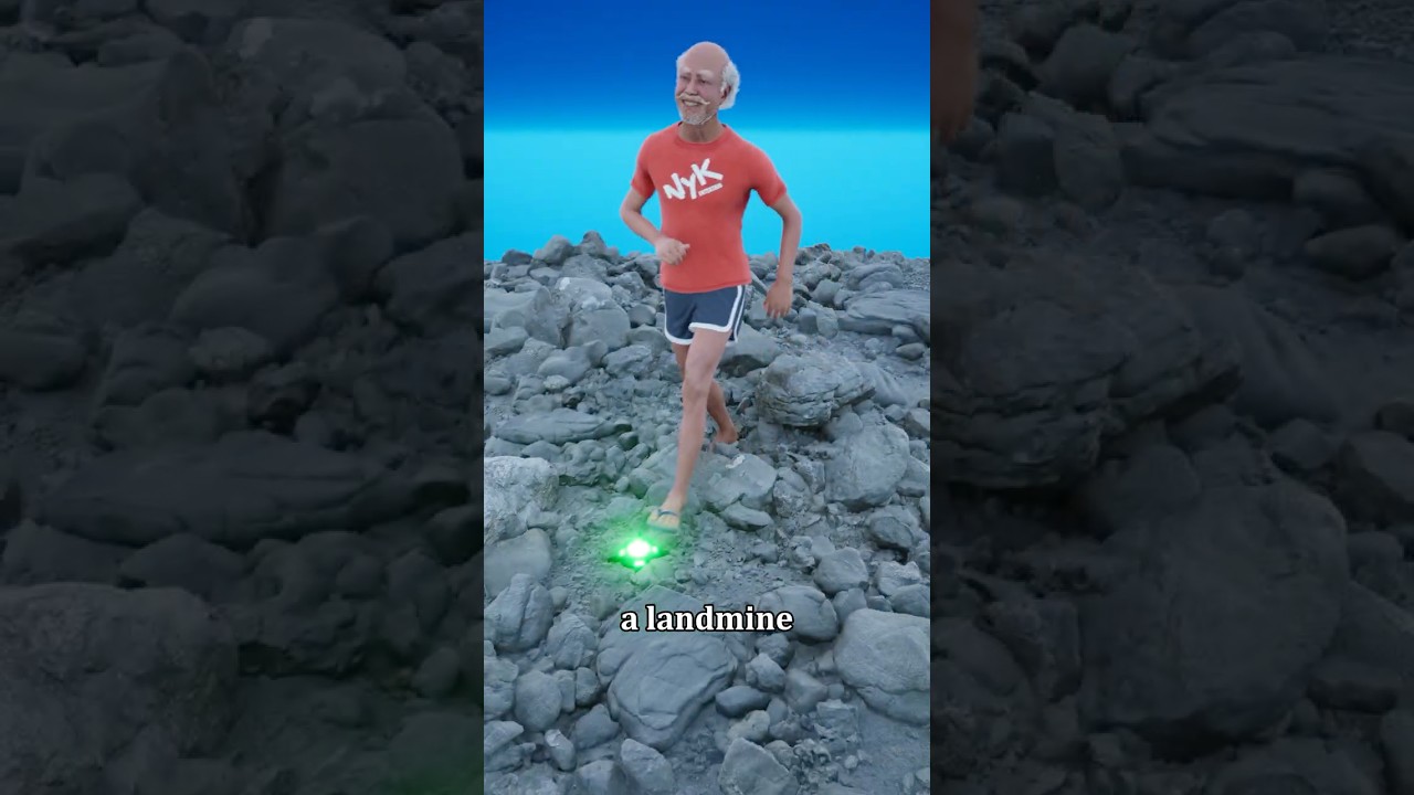 Trick to Survive a Landmine 💣 #shorts