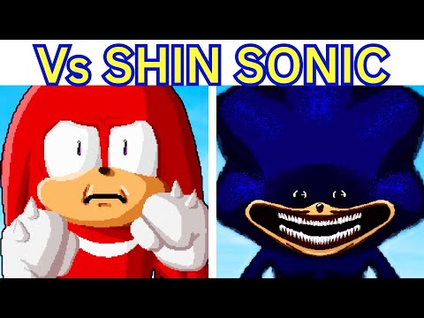 FNF KNUCKLES VS SHIN SONIC (Animation vs FNF Mod)