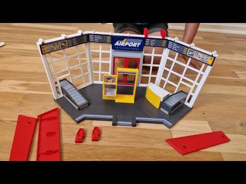 Playmobil City Action Airport 70114 | Kid unboxing, building and playing with airport and plane