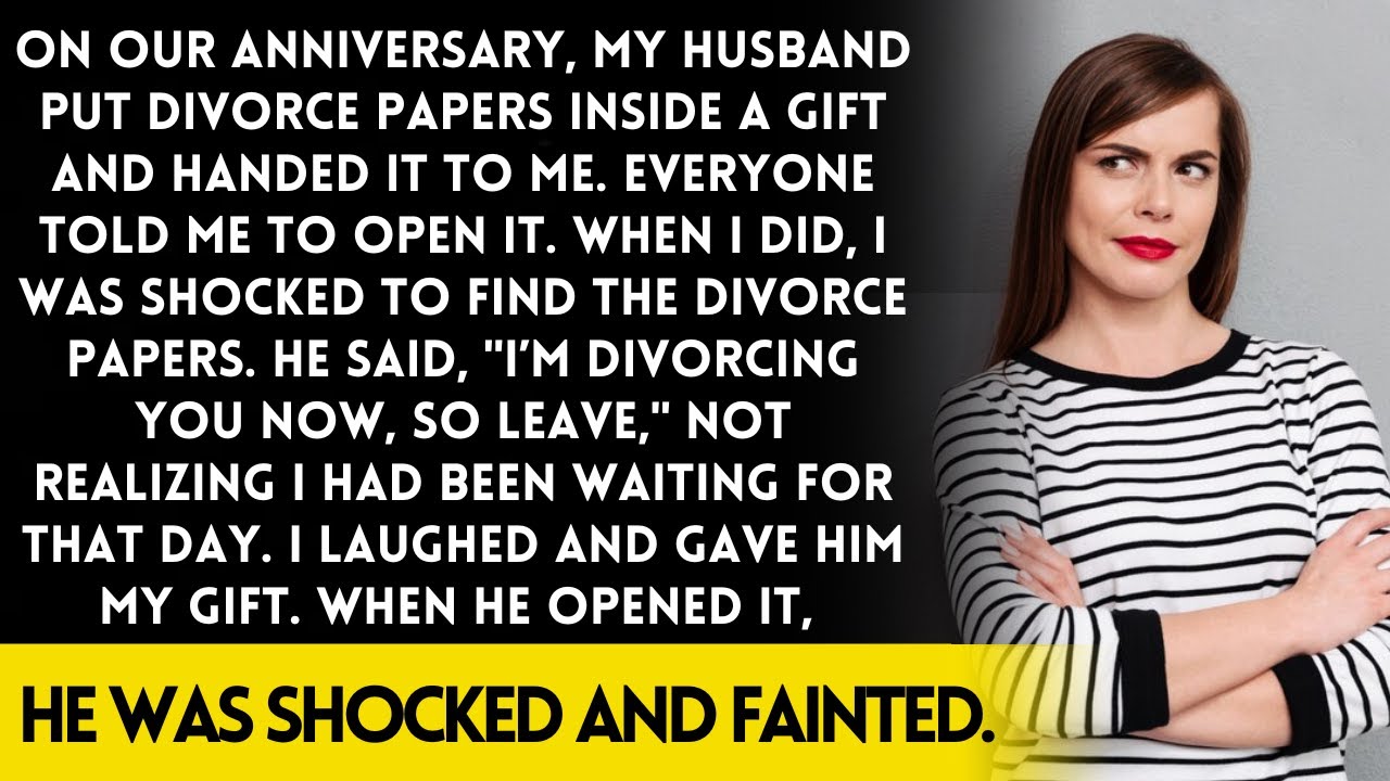 On Our Anniversary, My Husband Gave Me a Gift with Divorce Papers Inside! When I Opened It...