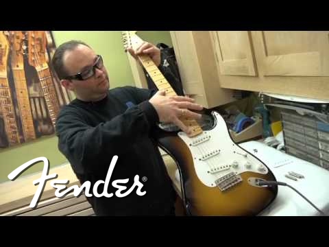 Fender Custom Shop Master Builder Tips | Floating a Bridge | Fender