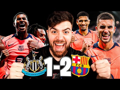RASHFORD Y UN DOBLETE INCREIBLE LE DA LA VICTORIA AL BARCELONA VS NEWCASTLE. REACCIÓN Y OPINIÓN