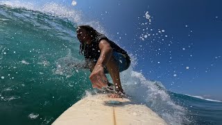 Surfing Chest High Hawaiian Waves All Alone | Van Life 2.0?
